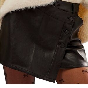 We The Free Wayne Vegan Leather Skirt